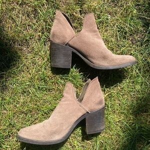 Suede Leather Ankle Boots